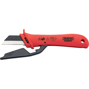 Draper Expert Fully Insulated VDE Cable Knife 180mm