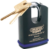 Draper Expert Heavy Duty Padlock Closed Shackle 50mm Standard