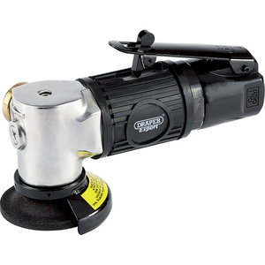 Draper Expert Soft Grip Compact Air Angle Grinder Kit 50mm 4.0cfm