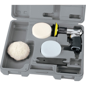 Draper Expert Soft Grip Compact Air Polisher Kit 4.0cfm