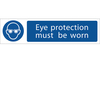 Draper Eye Protection Must Be Worn Sign 200mm 50mm Standard