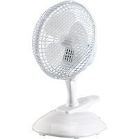 Draper FAN1B Clip On Desk Fan 6"