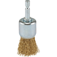 Draper Flat Top Decarbonising Wire Brush 26mm 6mm Shank