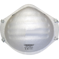 Draper Moulded Disposable Dust Mask (Aqueous,  Toxic Dust & Fibres) EN149 FFP2