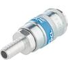 Draper PCL Air Line Coupling With Tailpiece 3/8" BSP Pack of 1