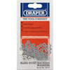 Draper Pop Rivet Washers 2.4mm Pack of 100
