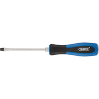 Draper Pound Thru Plain Slotted Screwdriver 5mm 100mm