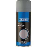 Draper Primer Spray Paint Grey 400ml