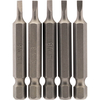 Draper Slotted Screwdriver Bit 3mm 50mm Pack of 5