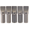 Draper Slotted Screwdriver Bit 8mm 25mm Pack of 5