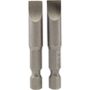Draper Slotted Screwdriver Bit 8mm 50mm Pack of 2