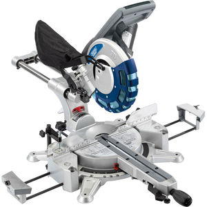Draper SMS250AB Double Bevel Sliding Compound Mitre Saw with Laser Guide 250mm 2000w 240v