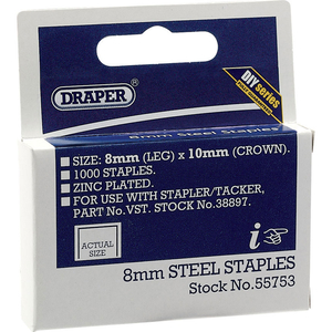 Draper Staples For Value Mini Staple Gun/Tacker