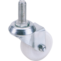 Draper Swivel Bolt Fixing Nylon Wheeled Castor 75mm
