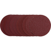 Draper Unpunched Hook and Loop Sanding Discs 125mm 125mm Assorted Pack of 10