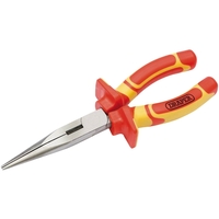 Draper VDE Insulated Long Nose Pliers 180mm