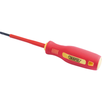 Draper VDE Insulated Parallel Slotted Screwdriver 3mm 75mm