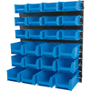 Draper Wall Storage Unit with 24 Bins Small / Medium / Large