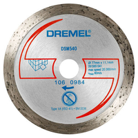 Dremel DSM540 Tile Cutting Wheel for DSM20 77mm Pack of 1