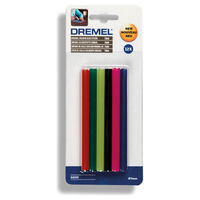 Dremel Hot Melt Colour Glue Sticks 7mm 100mm Pack of 12