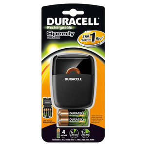 Duracell Speedy 1 Hour AA & AAA 4 Cell Battery Charger