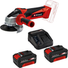 Einhell TC-AG 18/115 Li 18v Cordless Angle Grinder 115mm 2 x 4ah Li-ion Charger No Case