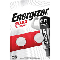 Energizer CR2032 Coin Lithium Battery Pack of 2