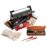 Facom 17 Piece 3/8" Drive VDE Insulated Safety Tool Set for Hybrid & Electric Vehicles