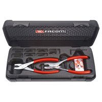 Facom 18 Piece Interchangeable Tip Inside & Outside Circlip Pliers Set