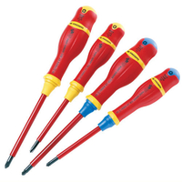 Facom 4 Piece Protwist Borneo VDE Insulated Philips Screwdriver Set 1000v