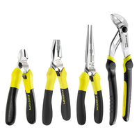 Facom FLUO Series 4 Piece Fluorescent Grip Plier Set