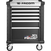 Facom JETM3 6 Drawer Tool Roller Cabinet Black
