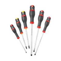 Facom Protwist Shock 5 Piece Slotted and Phillips Screwdriver Set