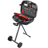 Facom Trolley and Tool Case + 122 Piece Service Tool Set