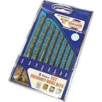 Faithfull 8 Piece Masonry Drill Bit Set