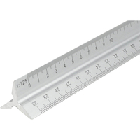 Faithfull Aluminium Triangle Rule 12" / 300mm
