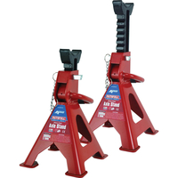 Faithfull Axle Stands Quick Release Ratchet Ajustment 3 Tonne