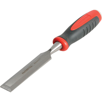 Faithfull Bevel Edge Chisel with Soft Grip Handle & Striking Cap 25mm / 1"
