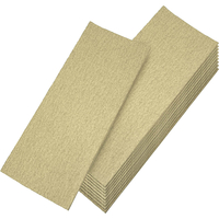 Faithfull Clip On 1/3 Sanding Sheets 92mm x 230mm Coarse Pack of 10