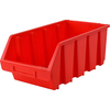 Faithfull Ergobox Interlocking Storage Bin Red 209mm 340mm 155mm