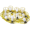 Faithfull Festoon Lights 22 Metres with 10 Lamps 110v