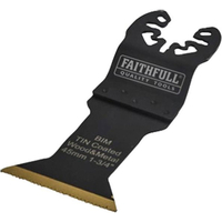 Faithfull Multi Tool Bi Metal Flush Cut Titanium Nitride Coated Blade 45mm