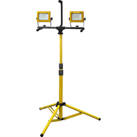 Faithfull Power Plus Led Twin Tripod Site Light 110v