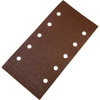 Faithfull Punched Clip On Sanding Sheets 115mm x 280mm Assorted Pack of 5