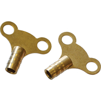 Faithfull Radiator Keys - Brass (Card 2)