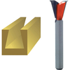 Faithfull Router Bit Tc 13.2mm Dovetail