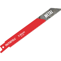 Faithfull S918H Metal Reciprocating Sabre Saw Blades 150mm Pack of 5