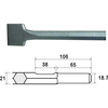 Faithfull Scaling Chisel Strt 300X75mm Kango Shank