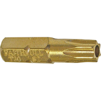 Faithfull Security Torx Bits T15 25mm Pack of 3