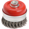 Faithfull Twisted Knot Wire Cup Brush 100mm M14 Thread